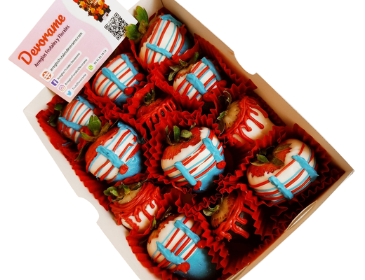 Arreglo frutal Fresas con chocolate Chocky devorame