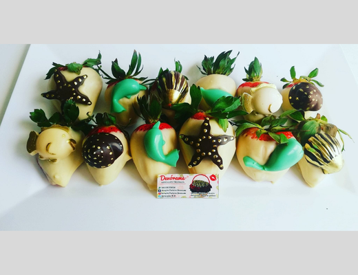 Arreglo frutal Fresas Marinas devorame