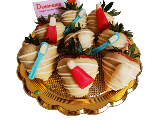 Arreglo frutal Decoracion dentista. devorame