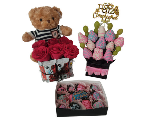 Arreglo frutal paq-50 Solicita foto de peluches disponibles devorame