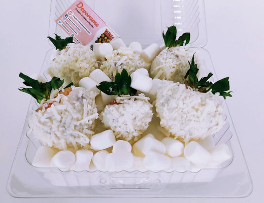 Arreglo frutal Fresas con chocolate devorame