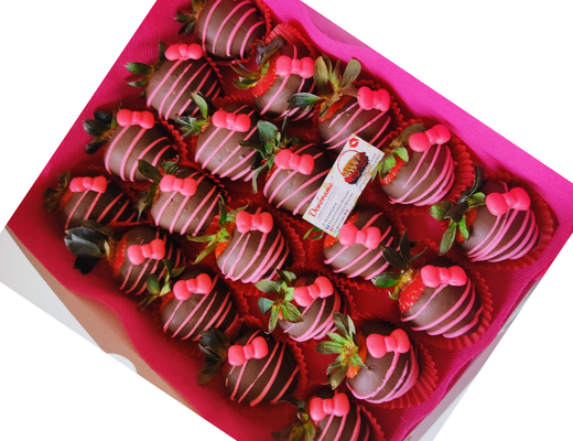 Arreglo frutal Fresas enchocolatadas devorame