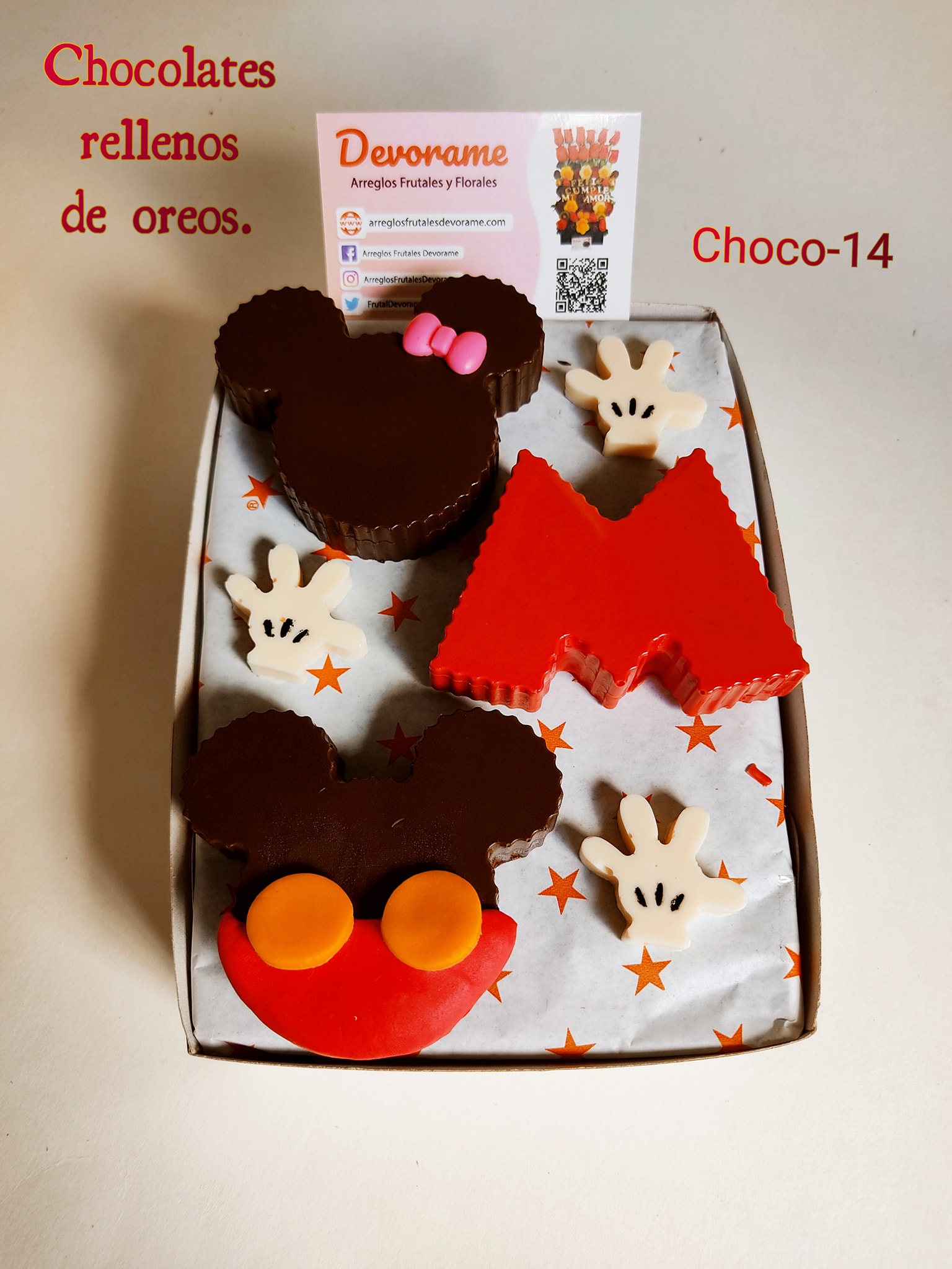 Arreglo frutal Choco-14 devorame