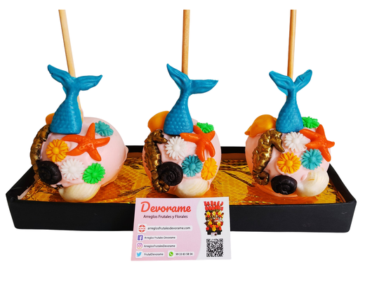 Arreglo frutal Manzanas sirenas. devorame