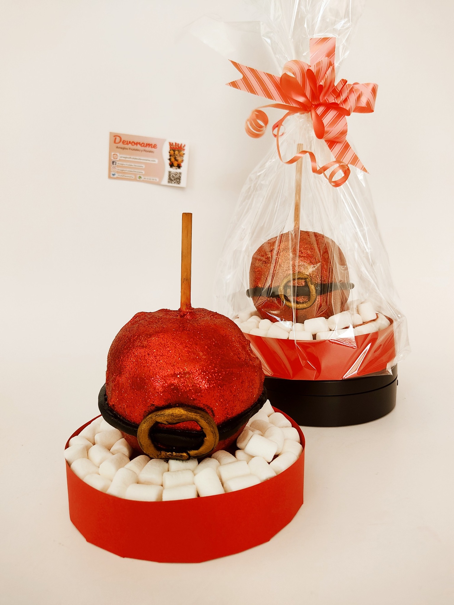 Arreglo frutal Manzana Santa devorame