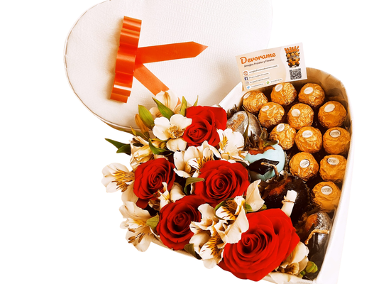 Arreglo frutal Co-44-5 Tu eliges el color de las Fresas Con Chocolate devorame