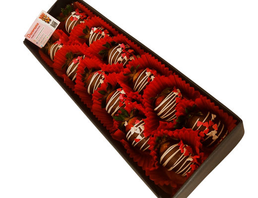 Arreglo frutal Fresas con chocolate devorame