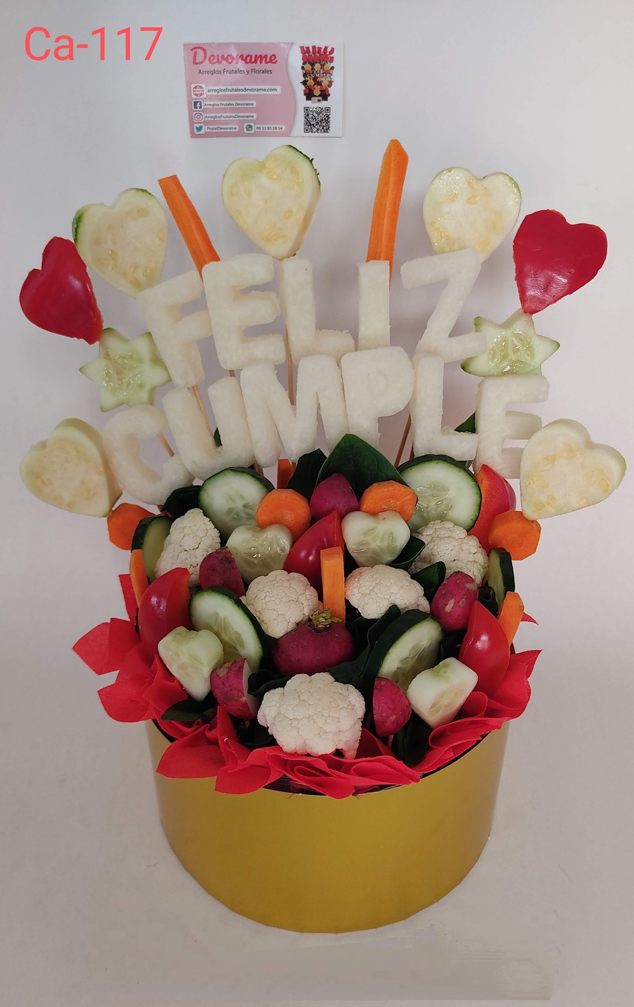 Arreglo frutal Ca-117 devorame