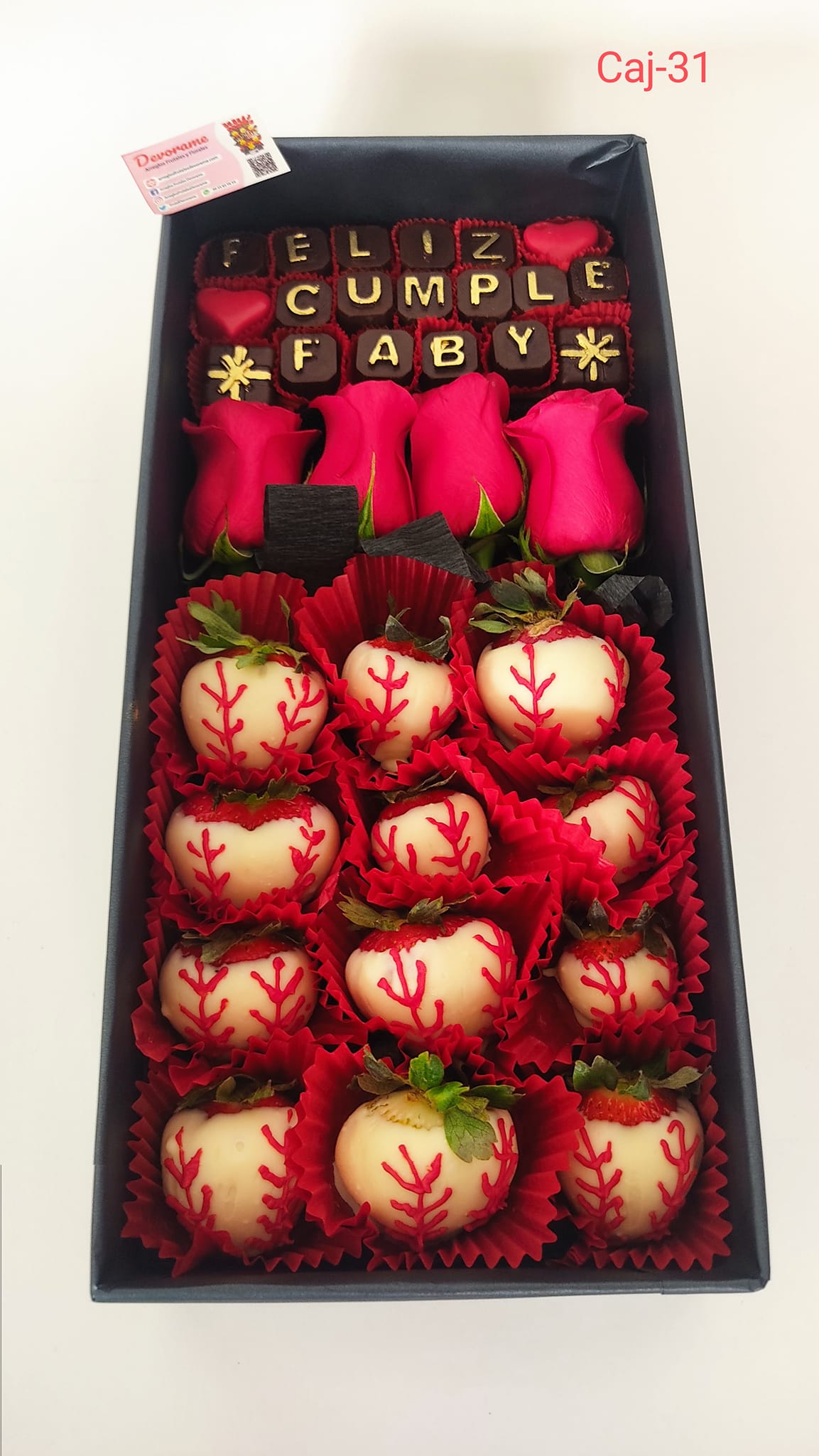 Arreglo frutal Caj-31 devorame